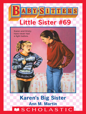 cover image of Karen's Big Sister